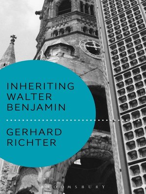 cover image of Inheriting Walter Benjamin